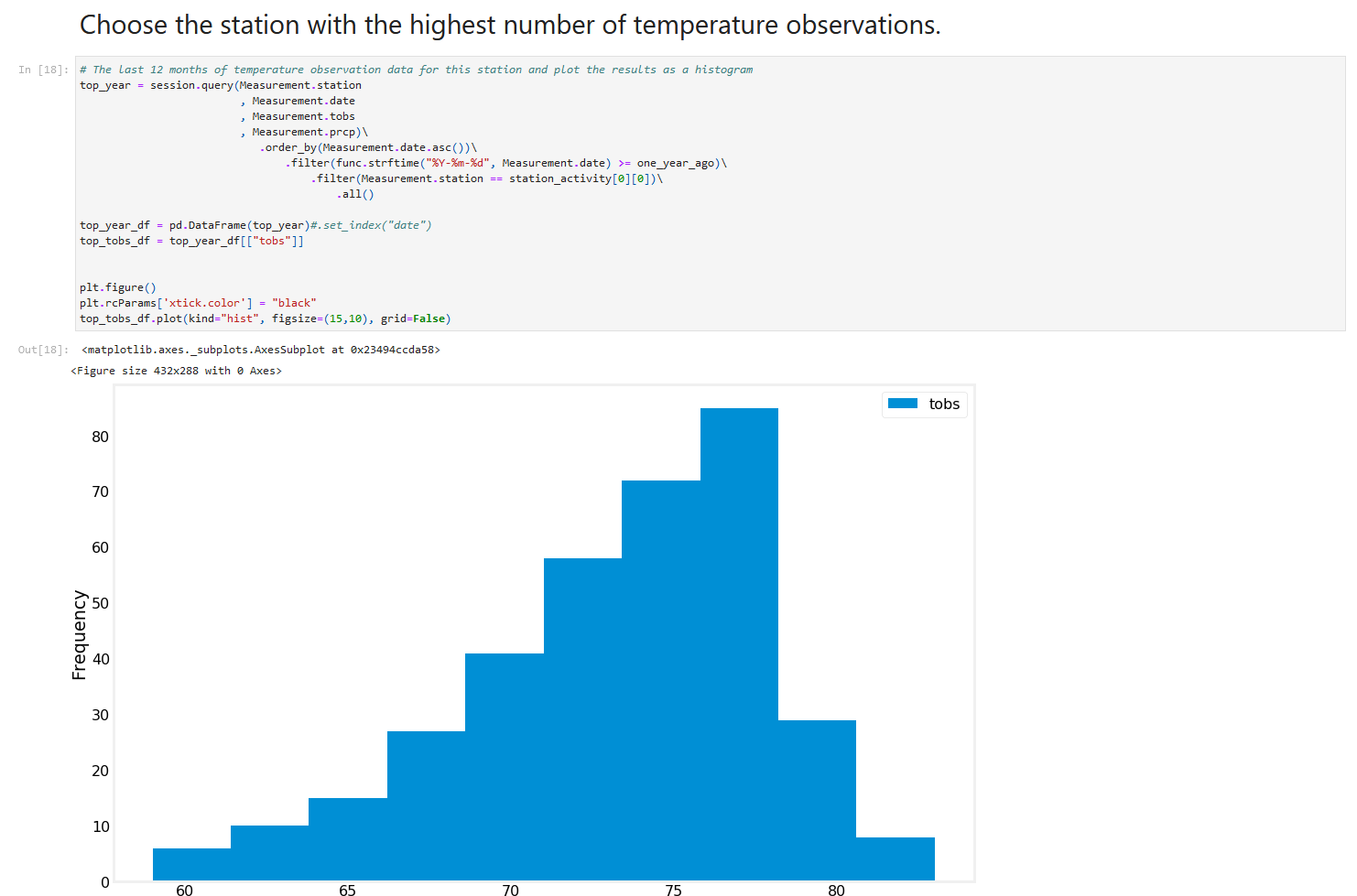 climate analysis preview